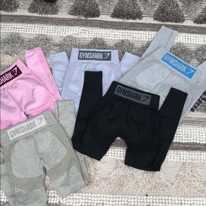 Gymshark Flex Leggings 5 pairs size small
